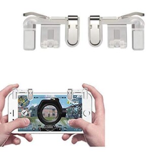 ASRA - PUBG Mobile Trigger || Transparent || 1 Pair Sensitive Game Triggers for PUBG/Knives Out/Rules of Survival for All Android and iOS Phones